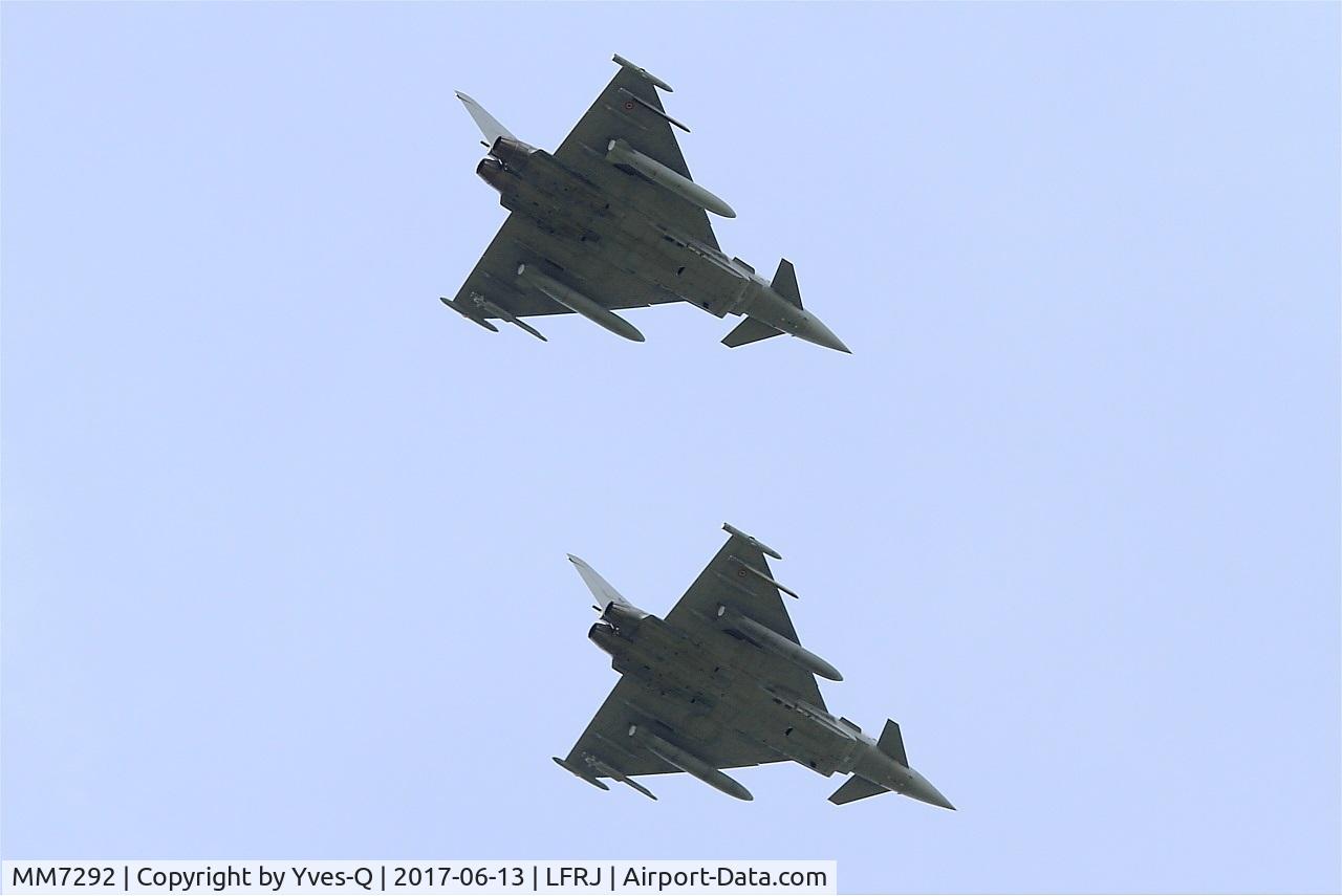MM7292, Eurofighter EF-2000 Typhoon S C/N IS024, Eurofighter EF-2000 Typhoon S, Flight over Landivisiau Naval Air Base (LFRJ) Tiger Meet 2017