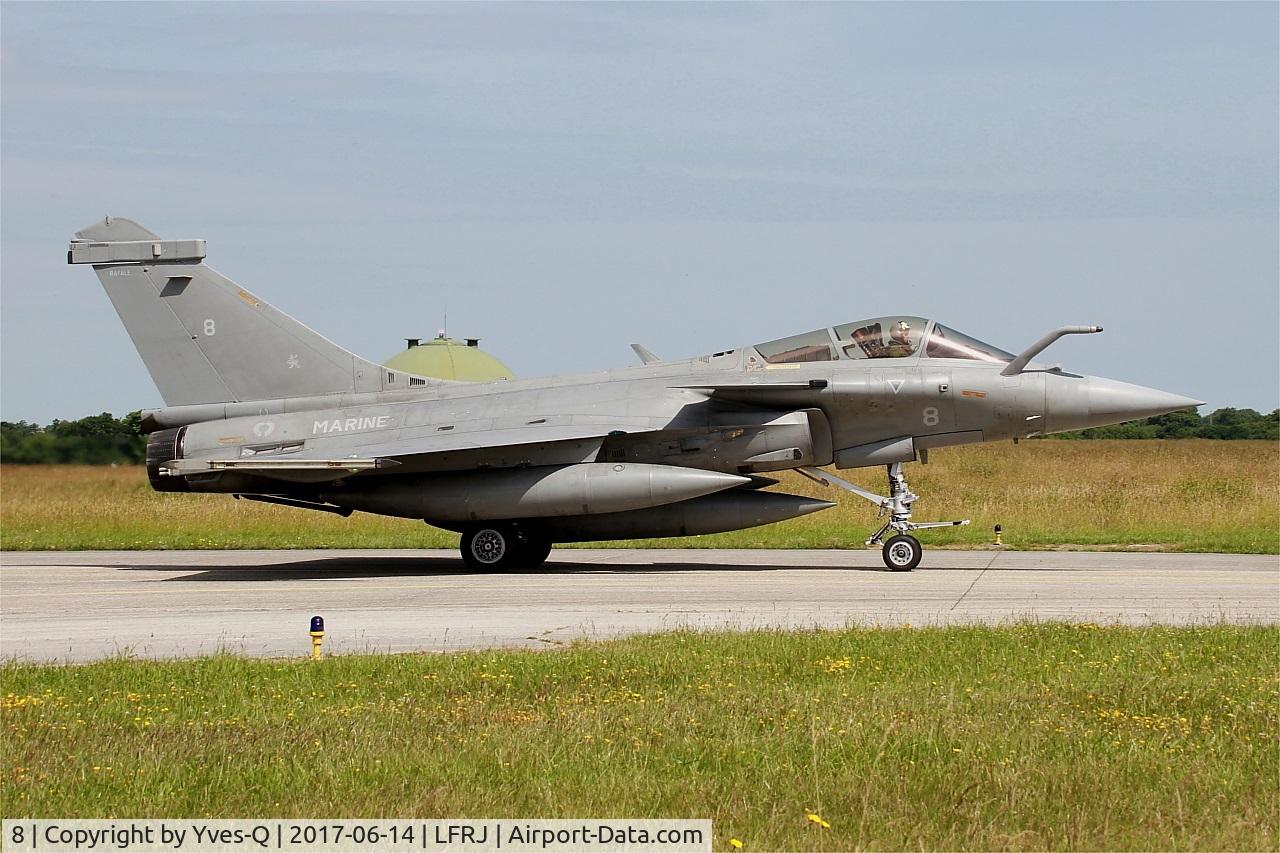8, Dassault Rafale M C/N 8, Dassault Rafale M, Taxiing to flight-line, Landivisiau Naval Air Base (LFRJ) Tiger Meet 2017