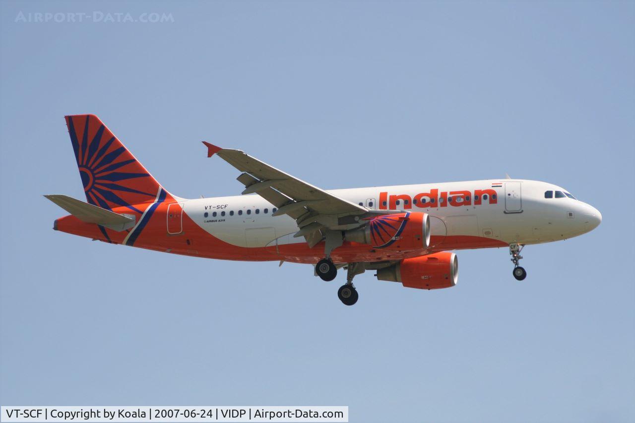 VT-SCF, 2006 Airbus A319 C/N 2907, Final approach