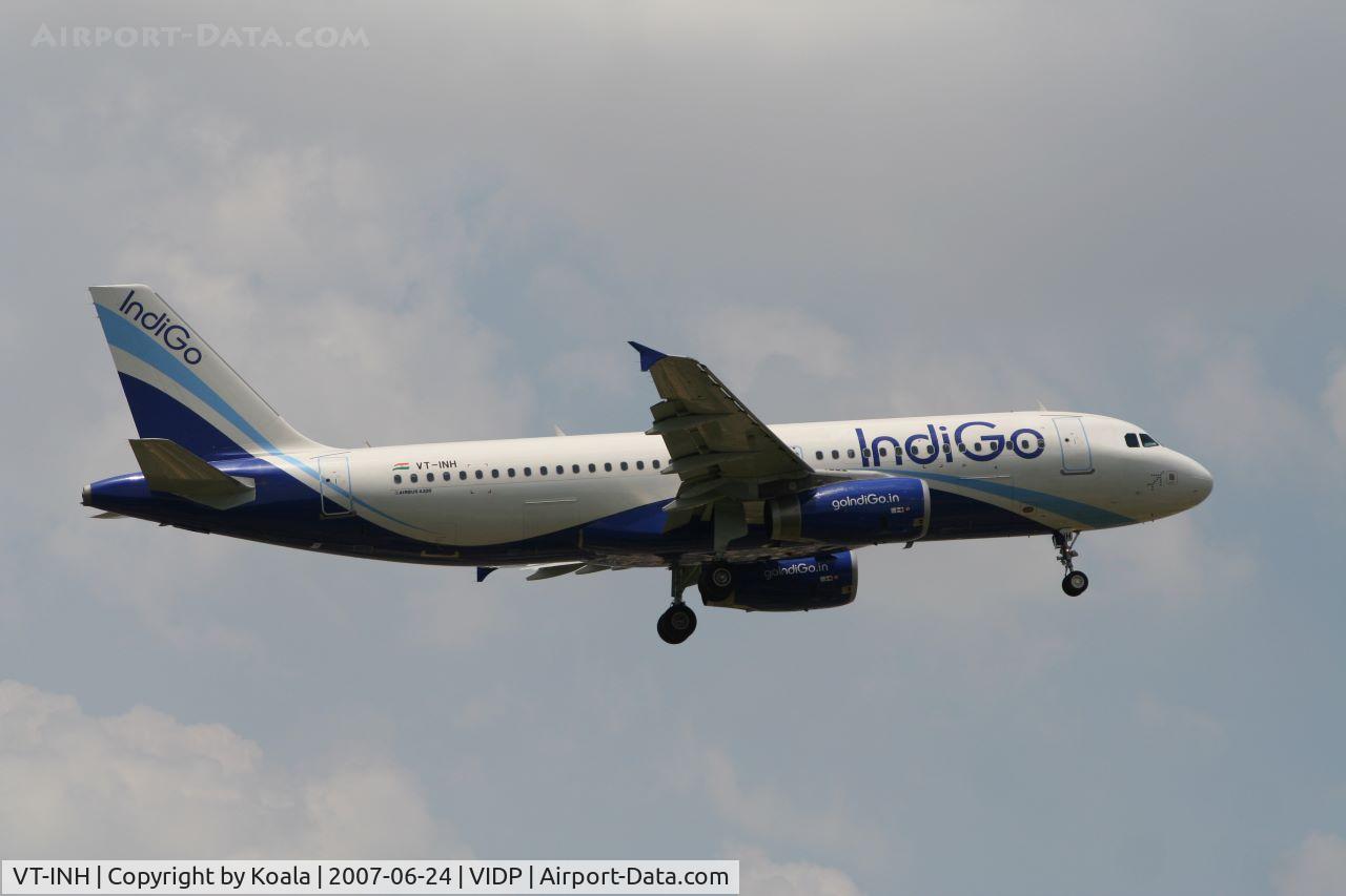 VT-INH, 2007 Airbus A320-232 C/N 3050, Final approach