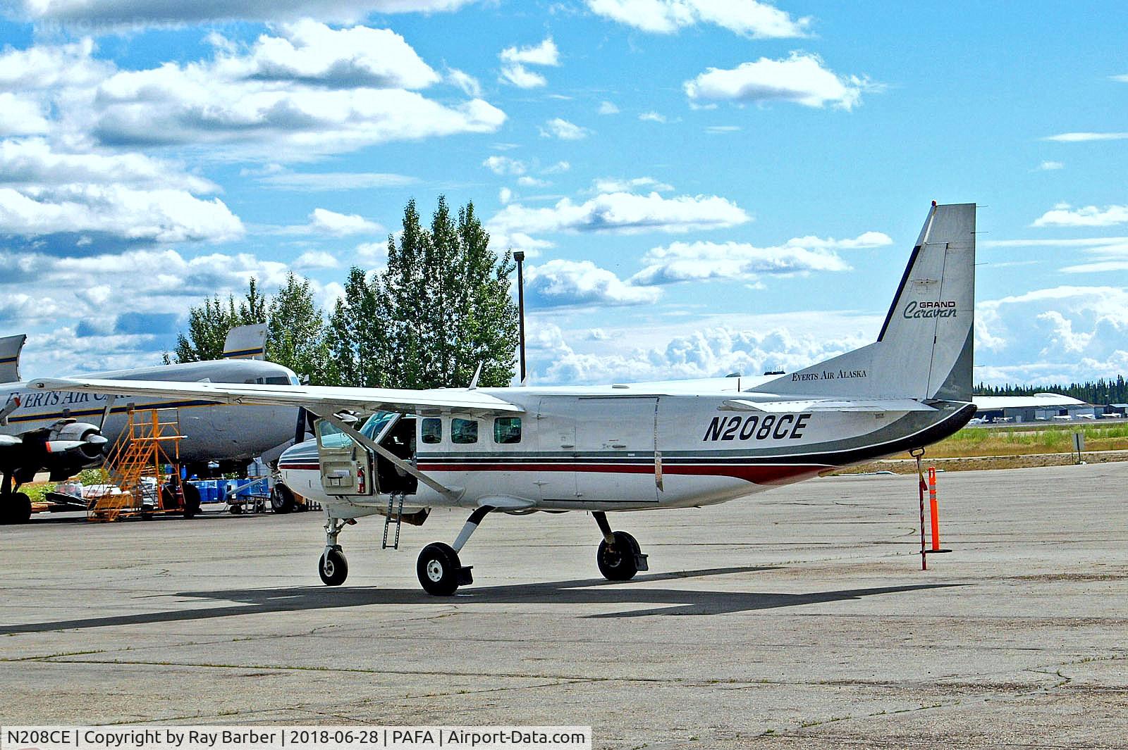 N208CE, 1995 Cessna 208B Grand Caravan C/N 208B0466, N208CE   Cessna 208B Grand Caravan [208B-0466] (Everts Air Alaska) Fairbanks Int'l~N 28/06/2018