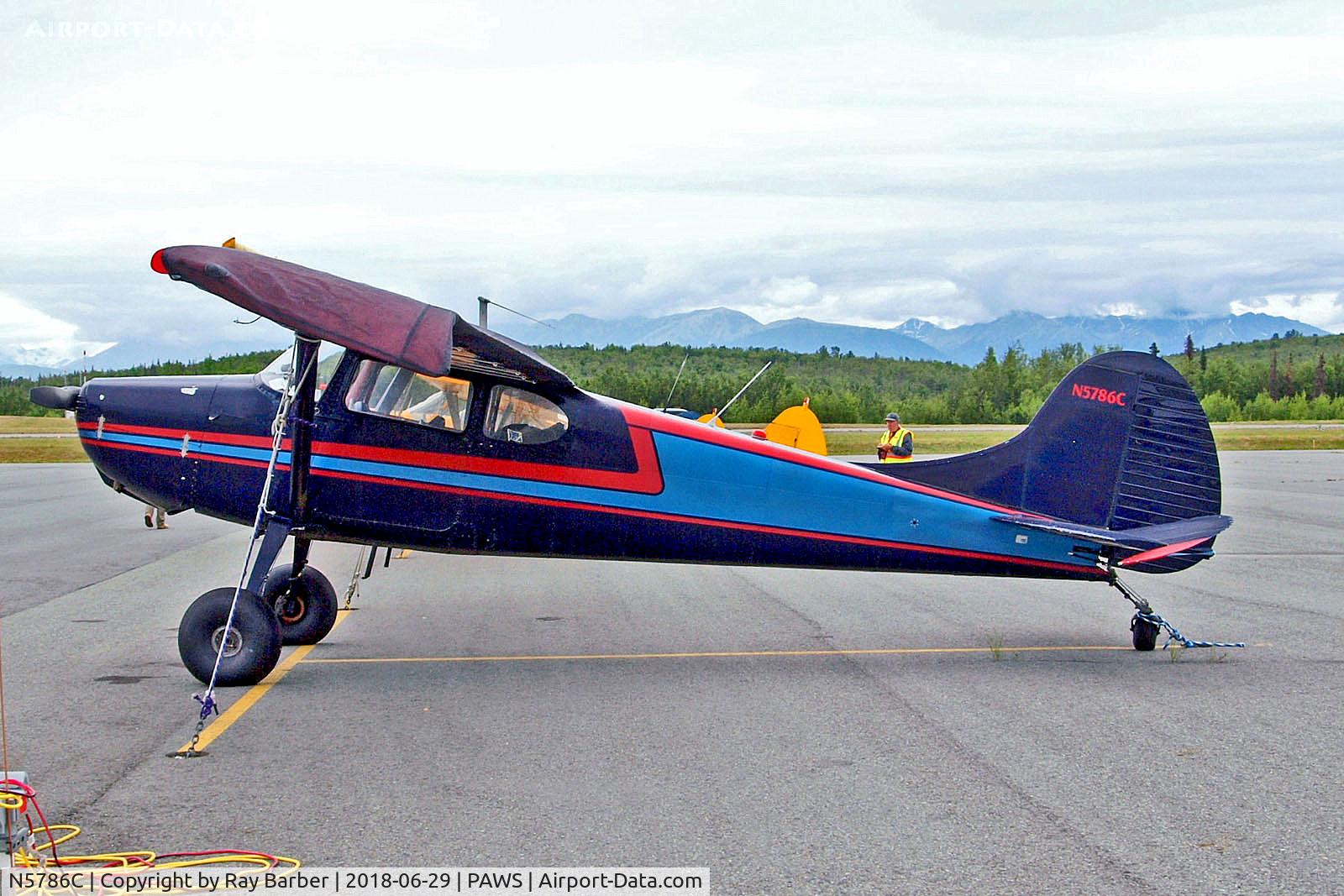 N5786C, 1950 Cessna 170A C/N 19740, N5786C   Cessna 170B [19740] Wasilla~N 29/06/2018