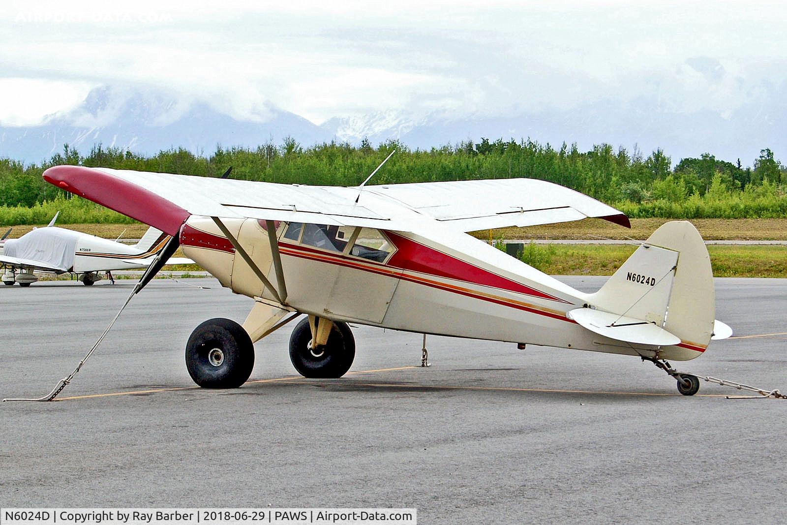 N6024D, 1956 Piper PA-22-150 C/N 22-4677, N6024D   Piper PA-22-150 Tri-Pacer [22-4677] Wasilla~N 29/06/2018