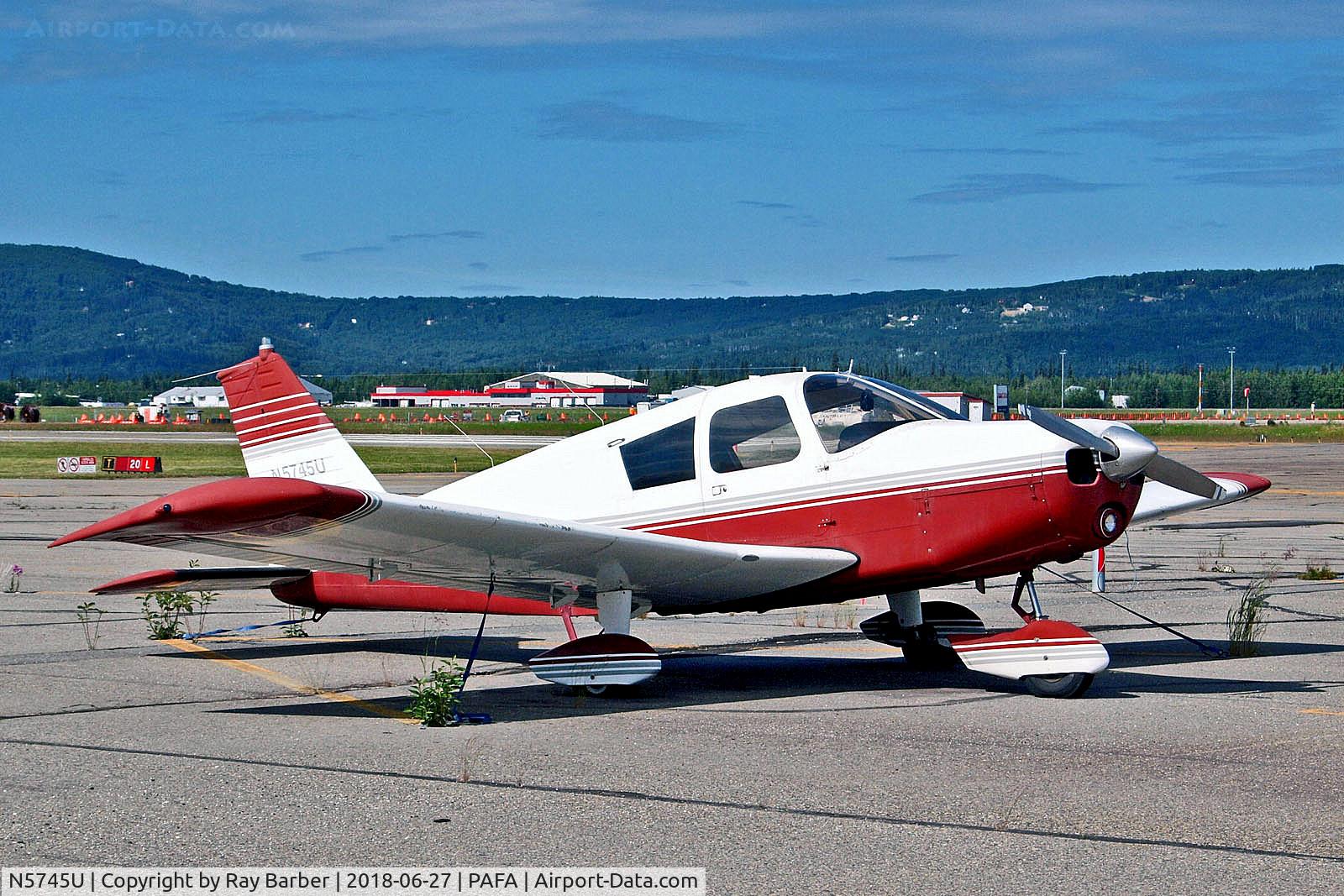 N5745U, 1969 Piper PA-28-140 C/N 28-26565, N5745U   Piper PA-28-140 Cherokee C [28-26565] Fairbanks~G 27/06/2018
