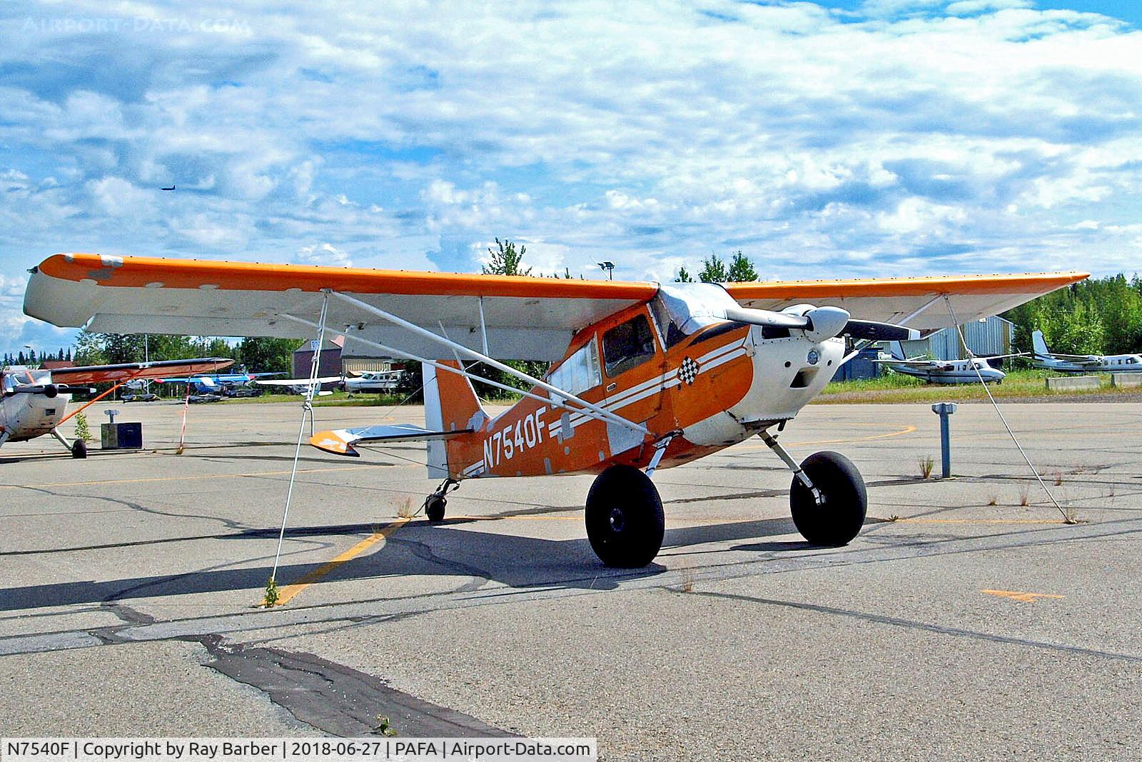 N7540F, 1969 Champion 7GCBC C/N 211-70, N7540F   Bellanca 7GCBC Citabria [211-70] Fairbanks~G 27/06/2018
