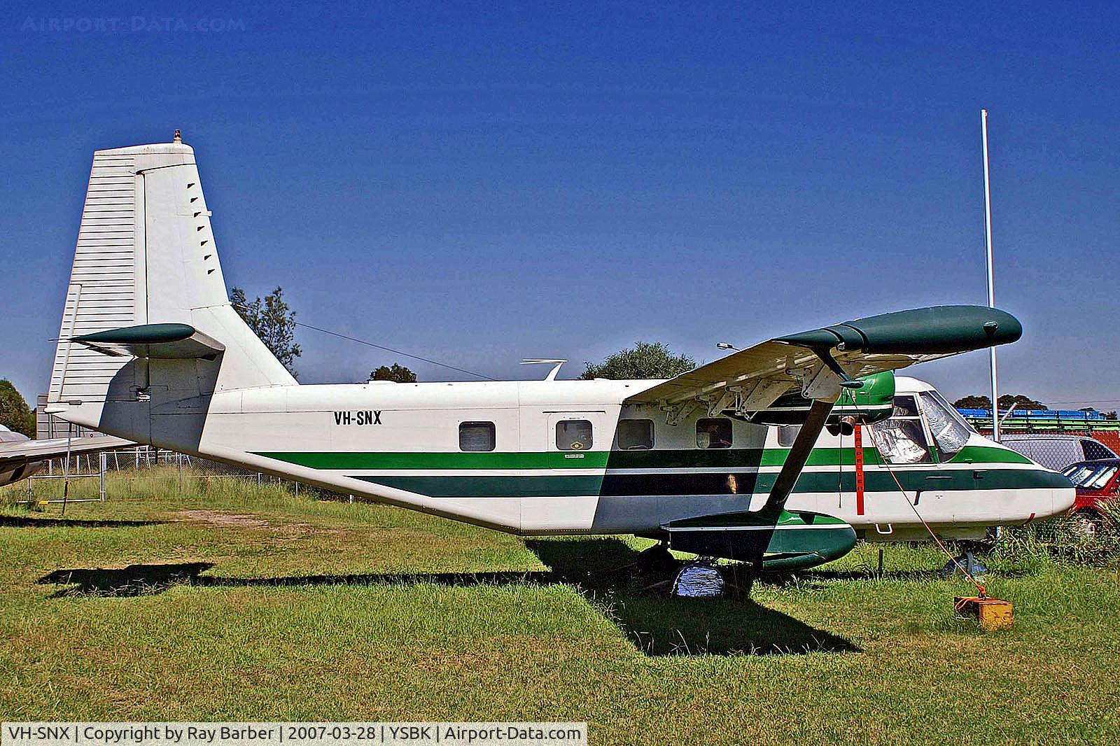 VH-SNX, GAF N22S Searchmaster B C/N N22B-103, VH-SNX   GAF N.22C Nomad [103] (Australian Aviation Museum) Sydney-Bankstown~VH 28/03/2007