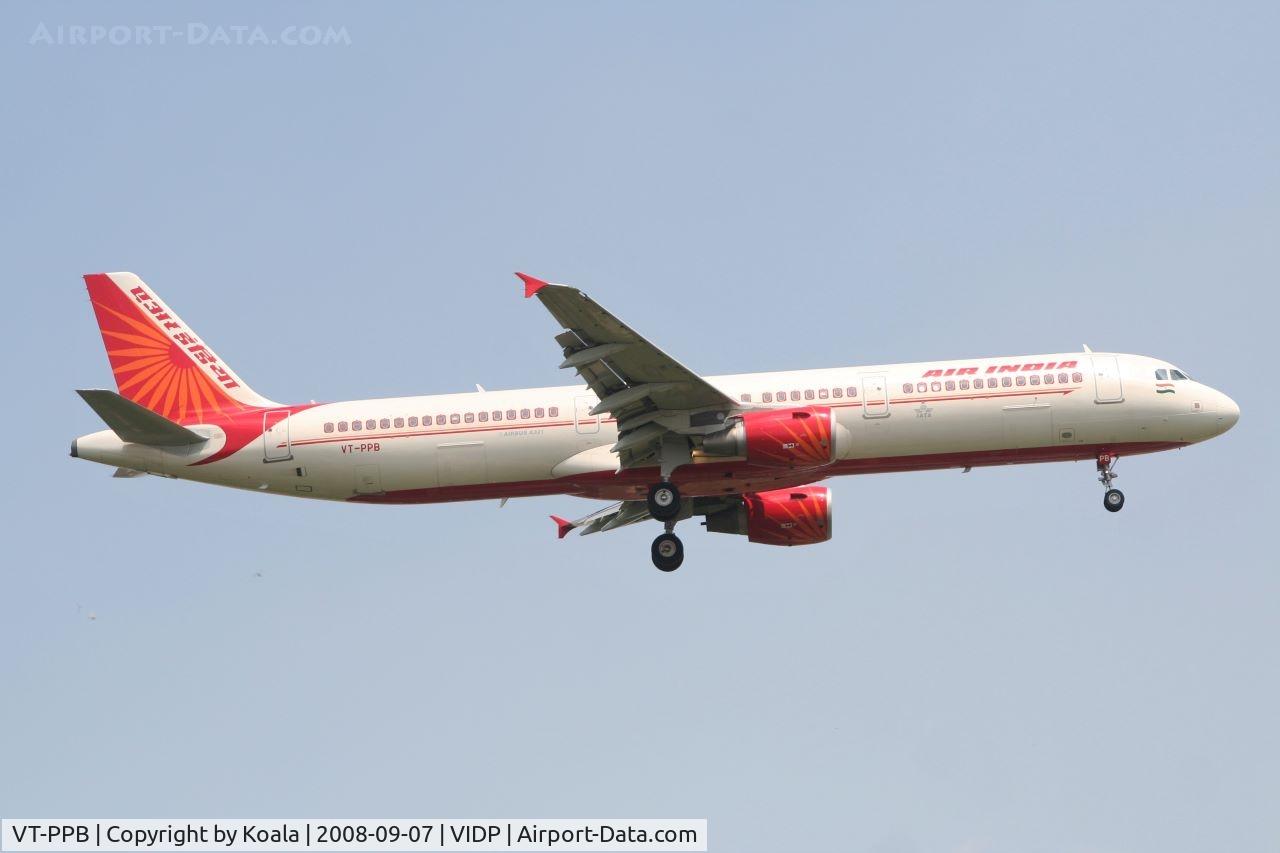 VT-PPB, 2007 Airbus A321-211 C/N 3146, Final approach