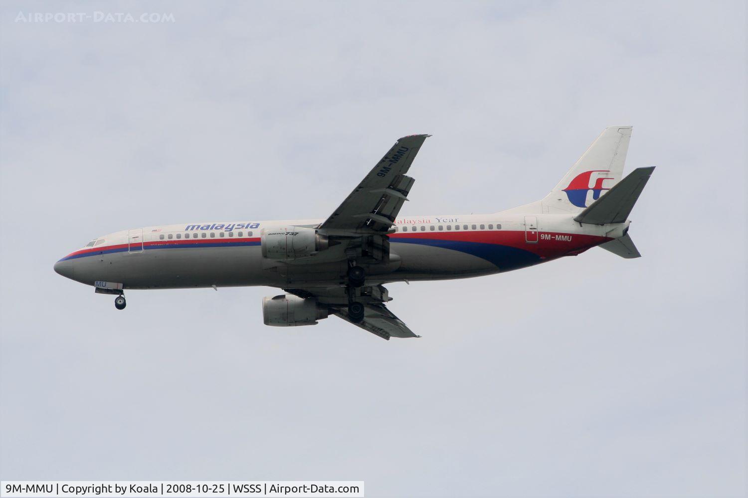 9M-MMU, 1993 Boeing 737-4H6 C/N 26447, Final approach