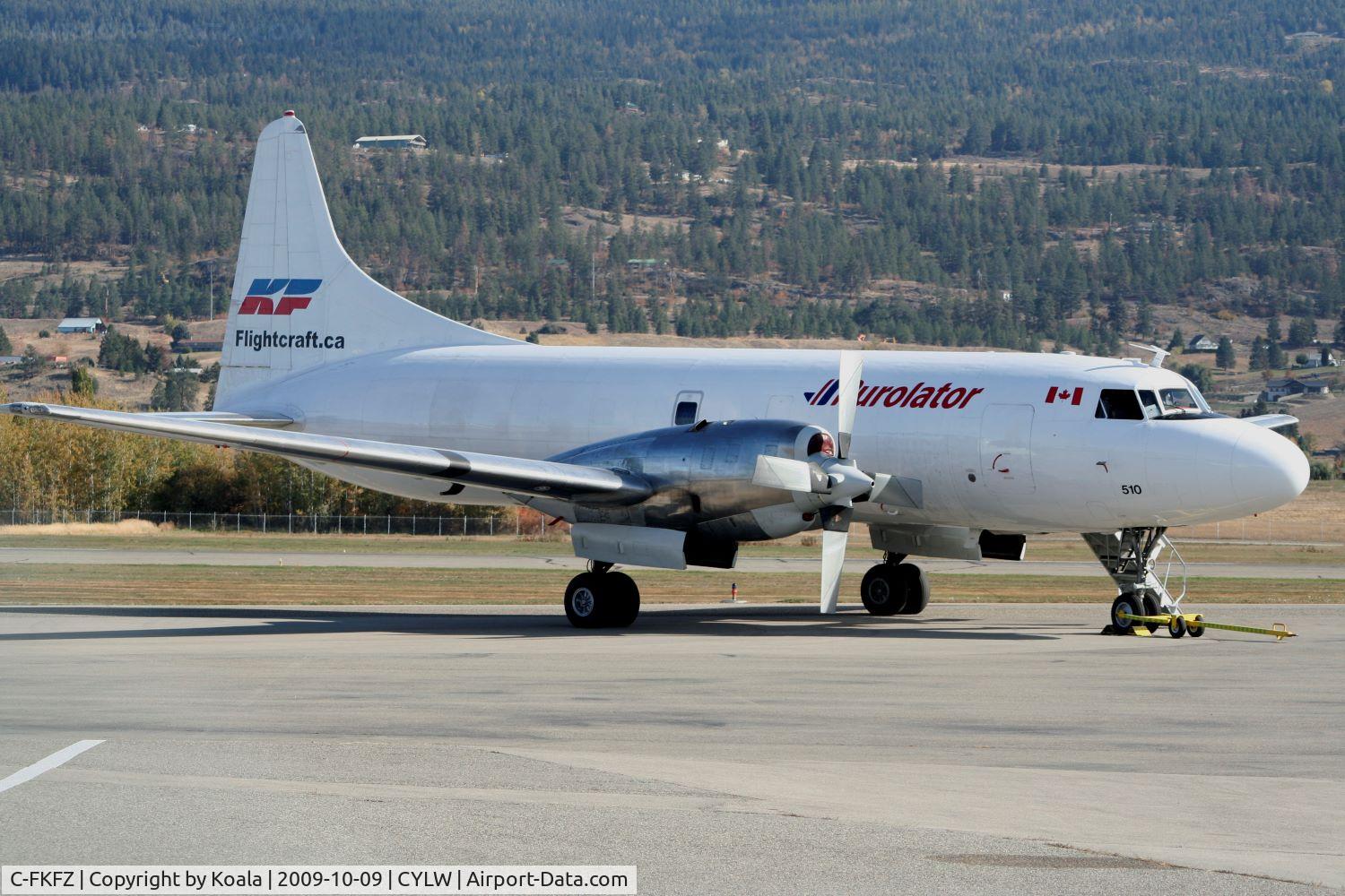 C-FKFZ, 1954 Convair 580(F) C/N 151, On the apron