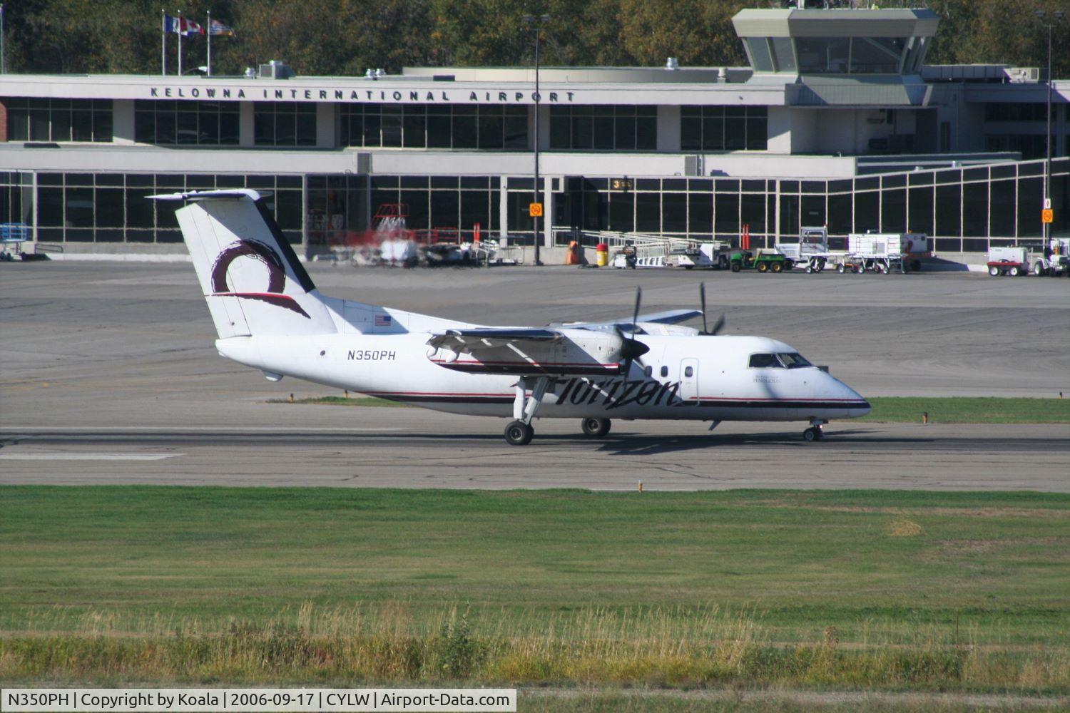 N350PH, 1997 De Havilland Canada DHC-8-202 Dash 8 C/N 488, Arrival from Seattle
