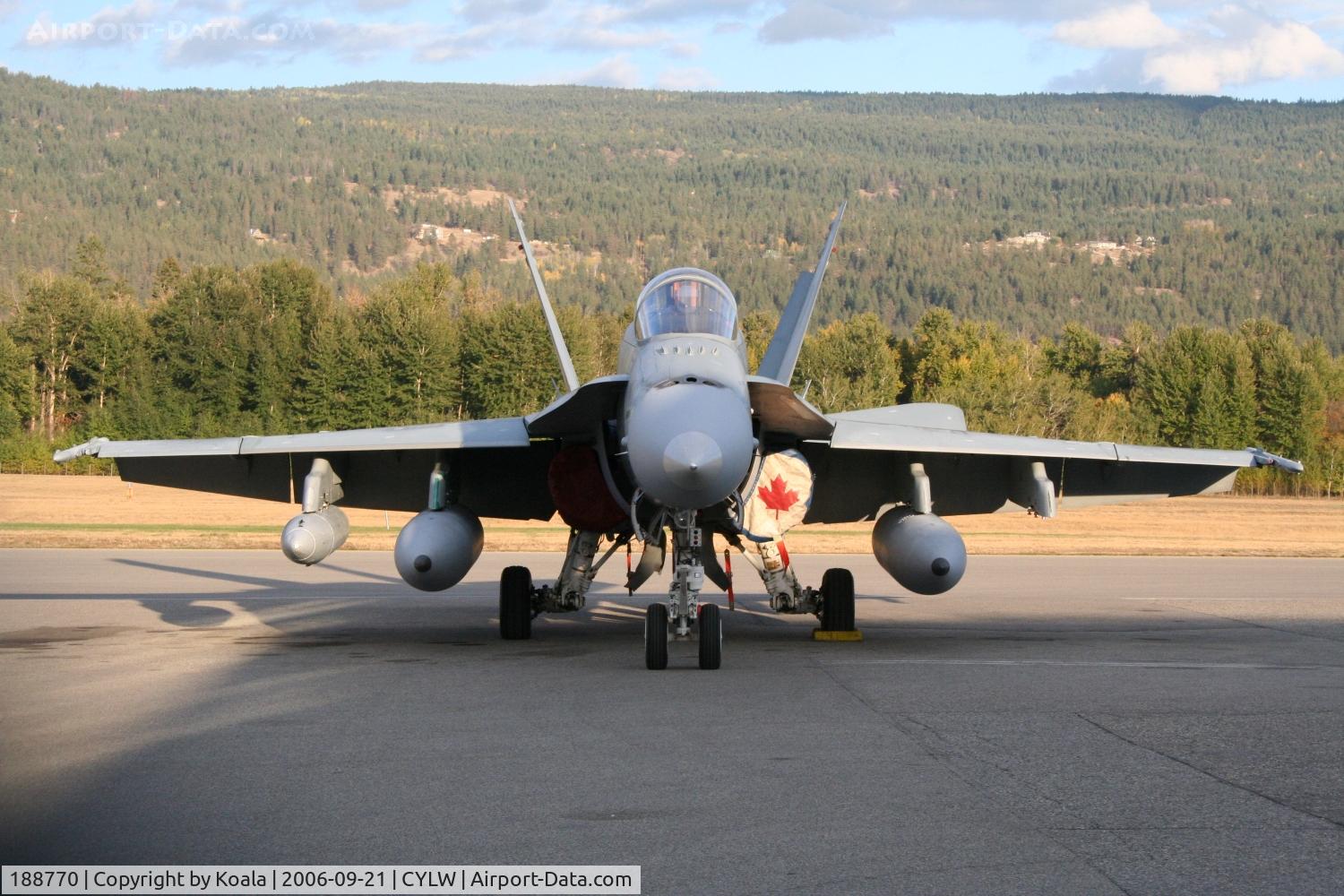 188770, 1986 McDonnell Douglas CF-188A Hornet C/N 0491/A406, Canada!