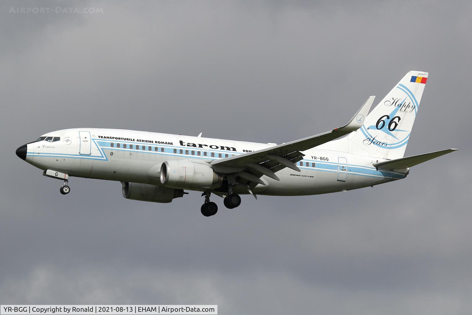 YR-BGG, 2001 Boeing 737-78J C/N 28442, at spl