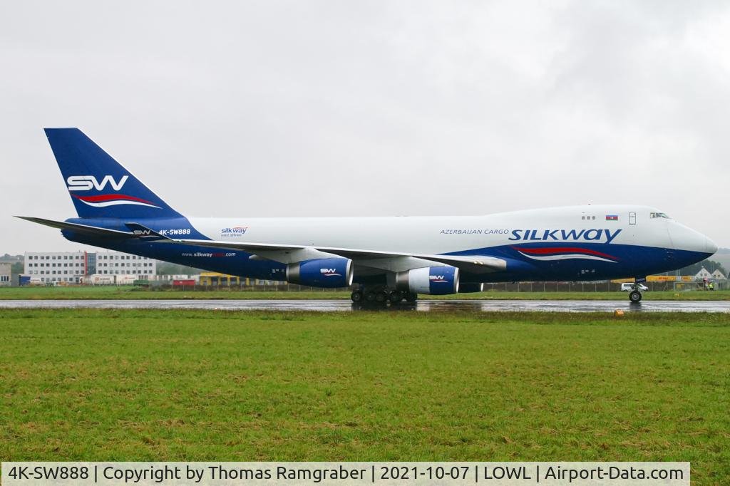 4K-SW888, 1999 Boeing 747-4R7F/SCD C/N 29730, Silk Way West Airlines Boeing 747-4R7(F/SCD)