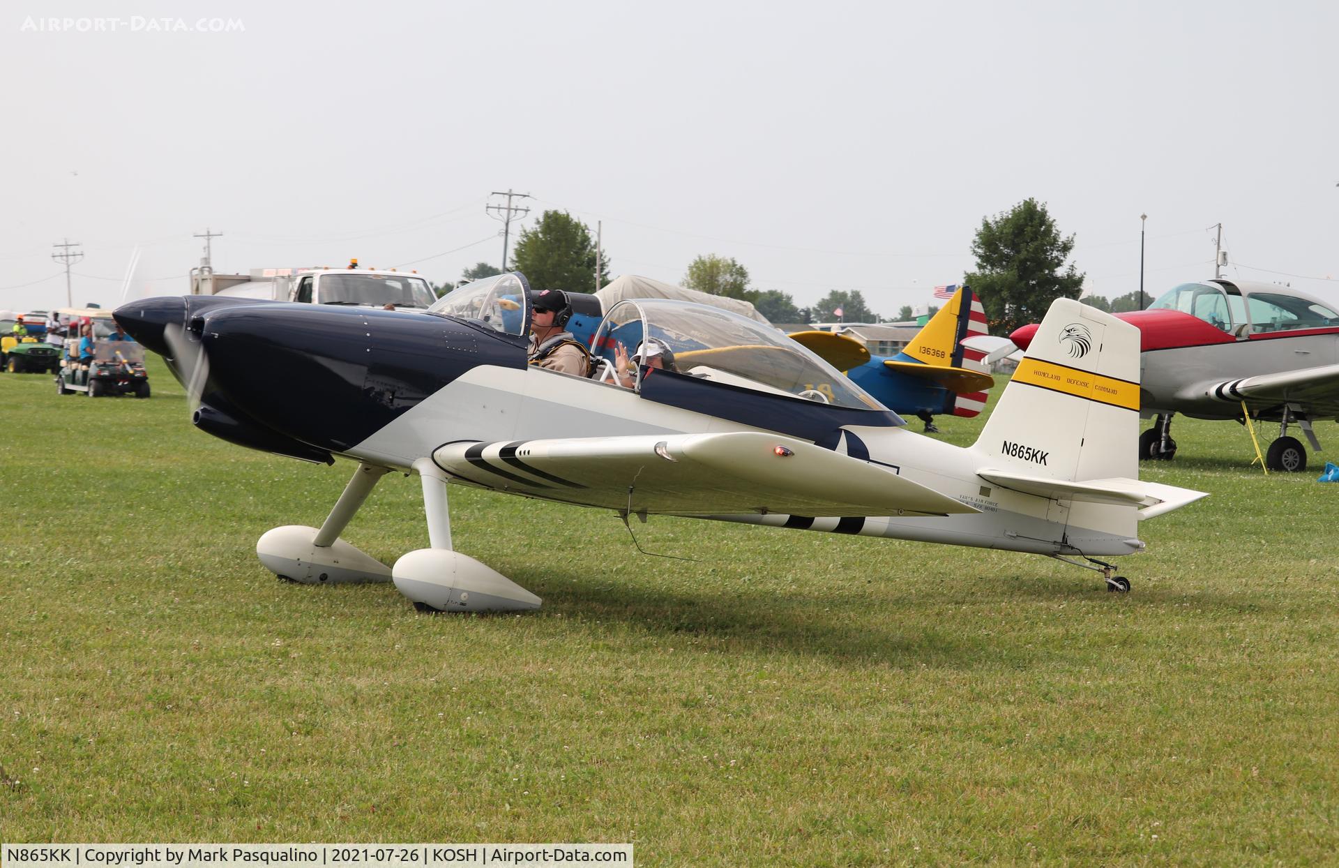 N865KK, Vans RV-8 C/N 80401, Vans RV-8