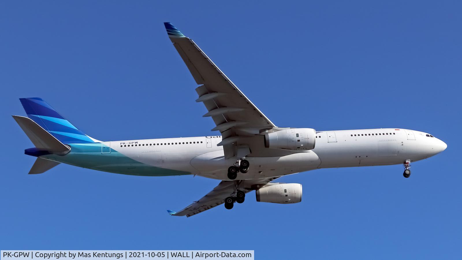 PK-GPW, 2014 Airbus A330-343 C/N 1585, This photo we're taken at Balikpapan