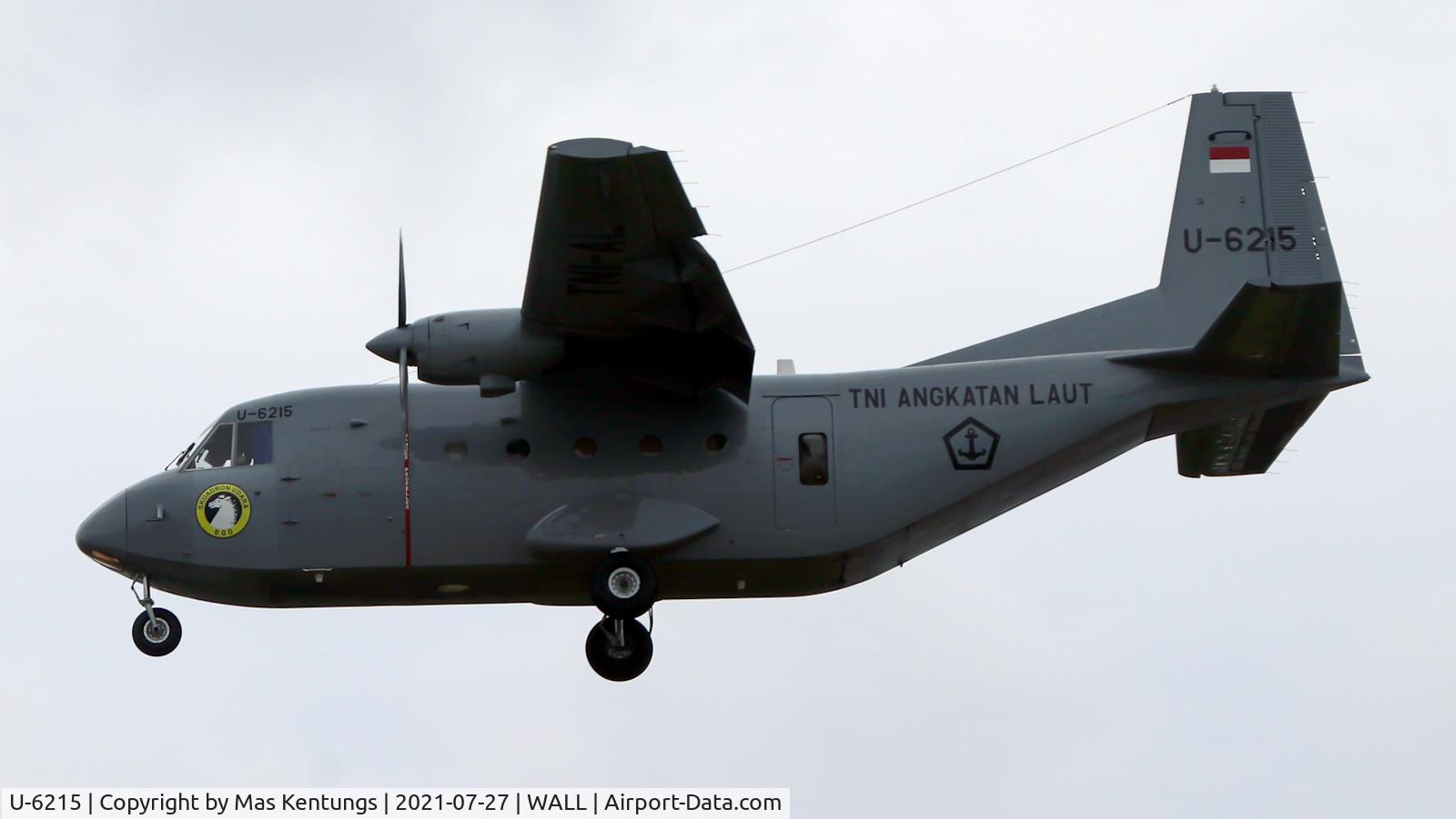 U-6215, IPTN NC-212-200M Aviocar C/N Not found, This photo we're taken at Balikpapan