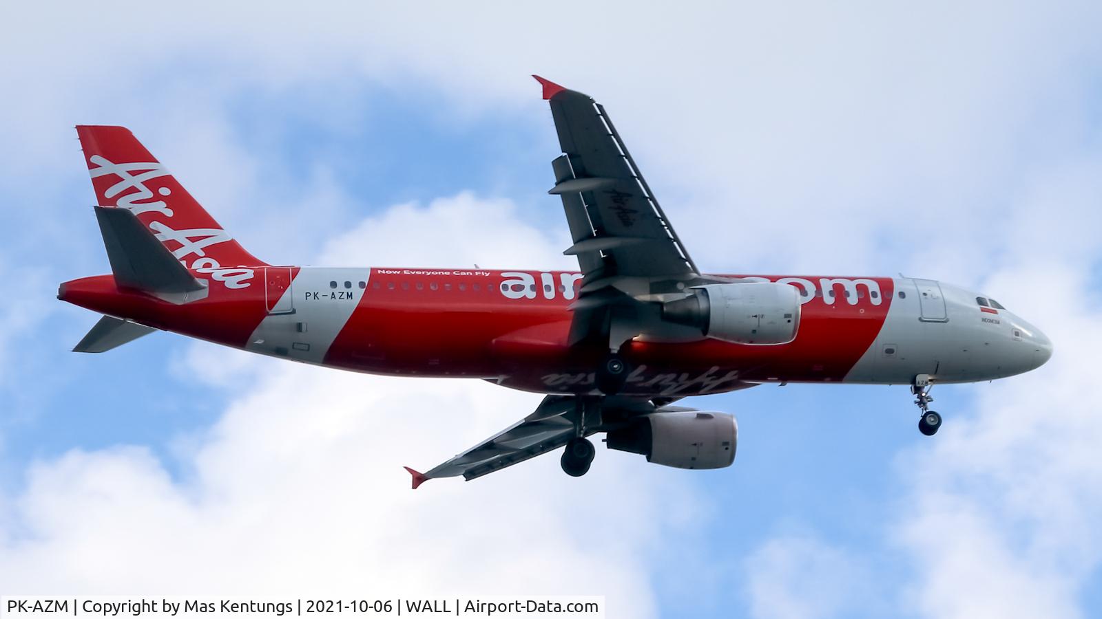 PK-AZM, 2007 Airbus A320-216 C/N 3140, This photo we're taken at Balikpapan