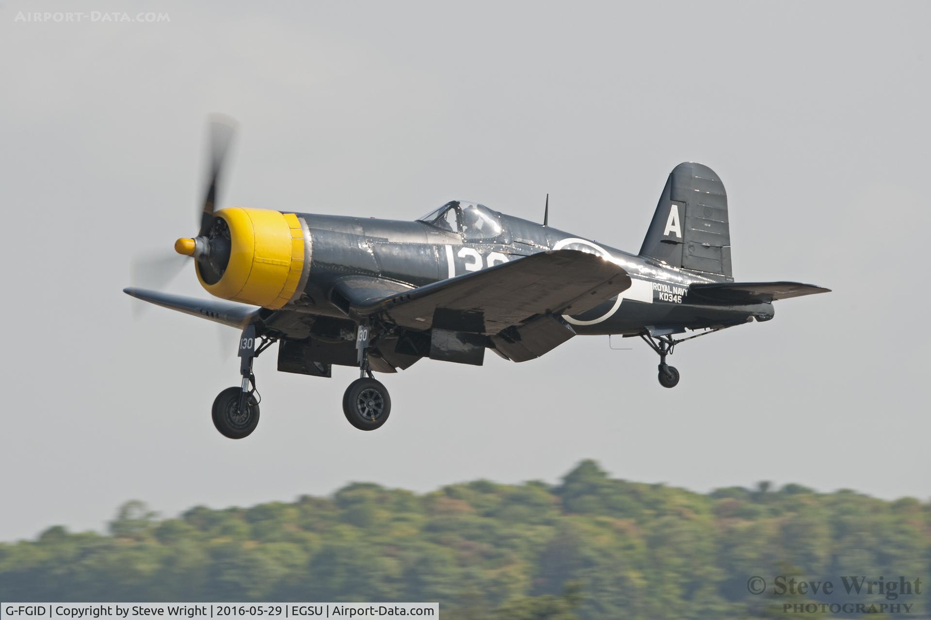 G-FGID, 1945 Goodyear FG-1D Corsair C/N 3111, Duxford Spring Airshow 2016 UK
