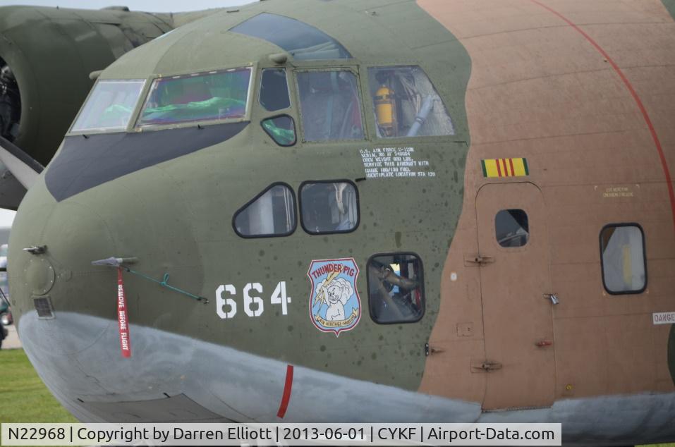 N22968, 1954 Fairchild C-123K Provider C/N 20113, at an airshow