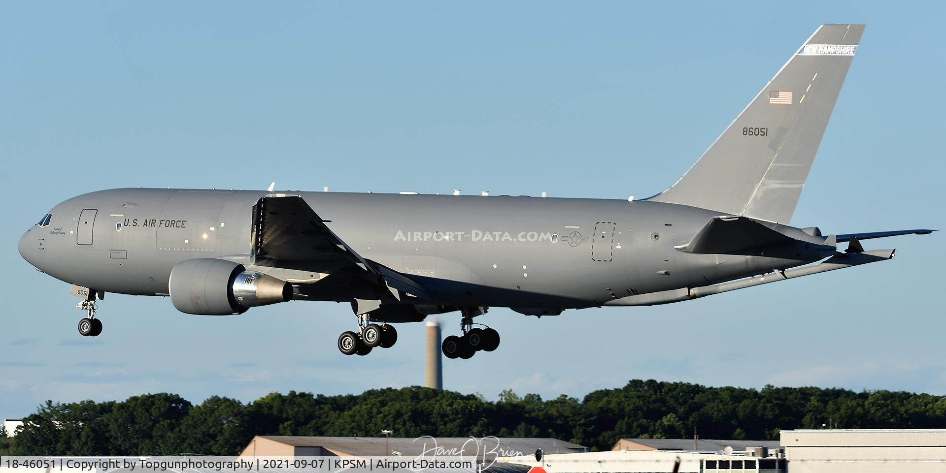 18-46051, 2017 Boeing KC-46A Pegasus C/N 41868/1188, PACK22 landing RW34
