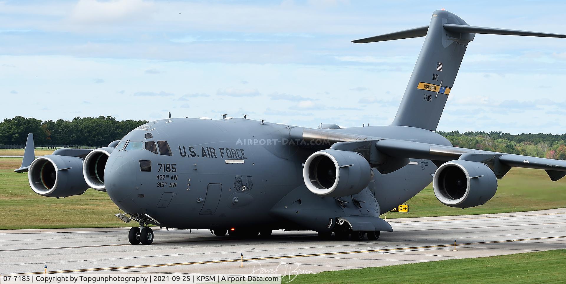 07-7185, 2007 Boeing C-17A Globemaster III C/N P-185, REACH853