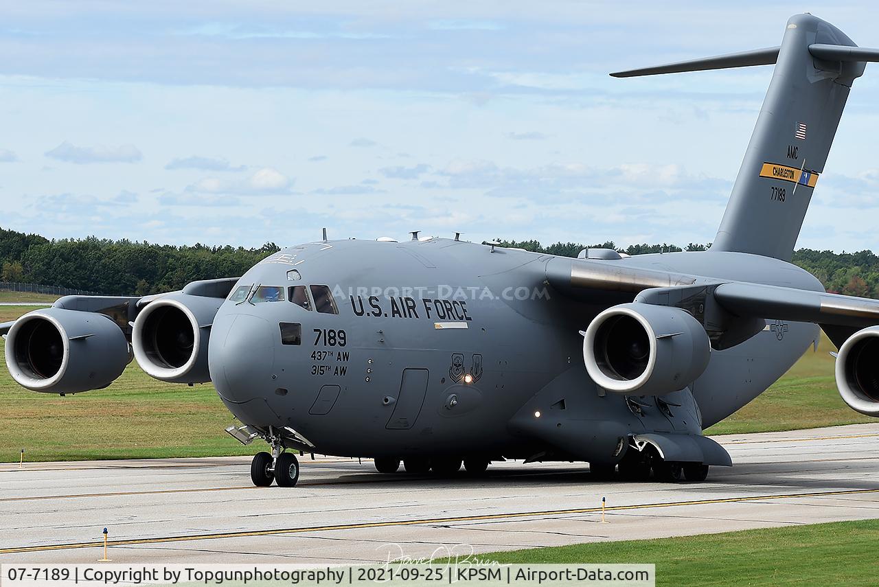 07-7189, 2007 Boeing C-17A Globemaster III C/N P-189, REACH852