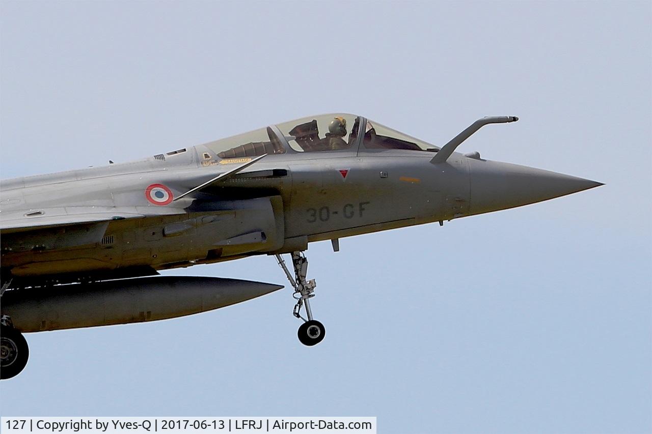 127, Dassault Rafale C C/N 127, Dassault Rafale C, On final rwy 08, Landivisiau Naval Air Base (LFRJ) Tiger Meet 2017