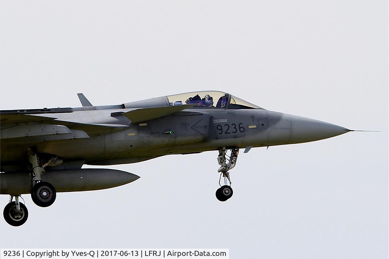 9236, Saab JAS-39C Gripen C/N 39236, Saab JAS-39C Gripen, On final rwy 08, Landivisiau Naval Air Base (LFRJ) Tiger Meet 2017