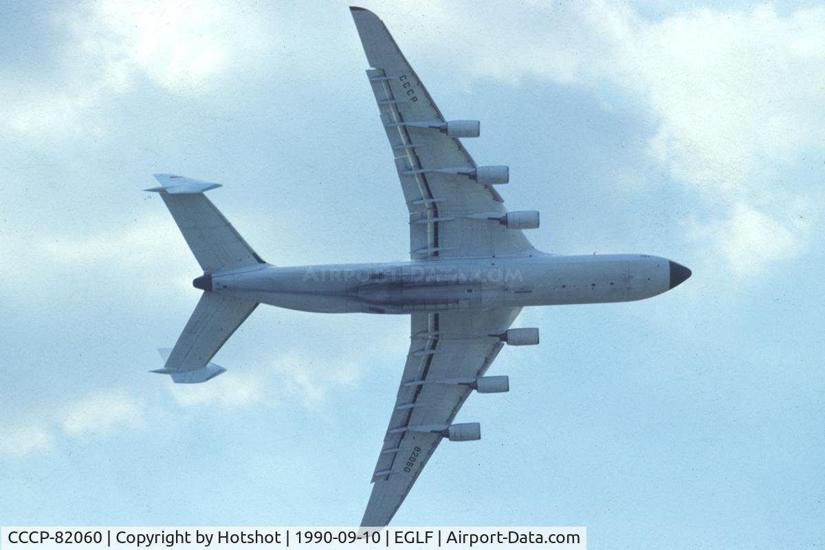 CCCP-82060, 1988 Antonov An-225 Mriya C/N 19530503763, Belly view on turning over the field