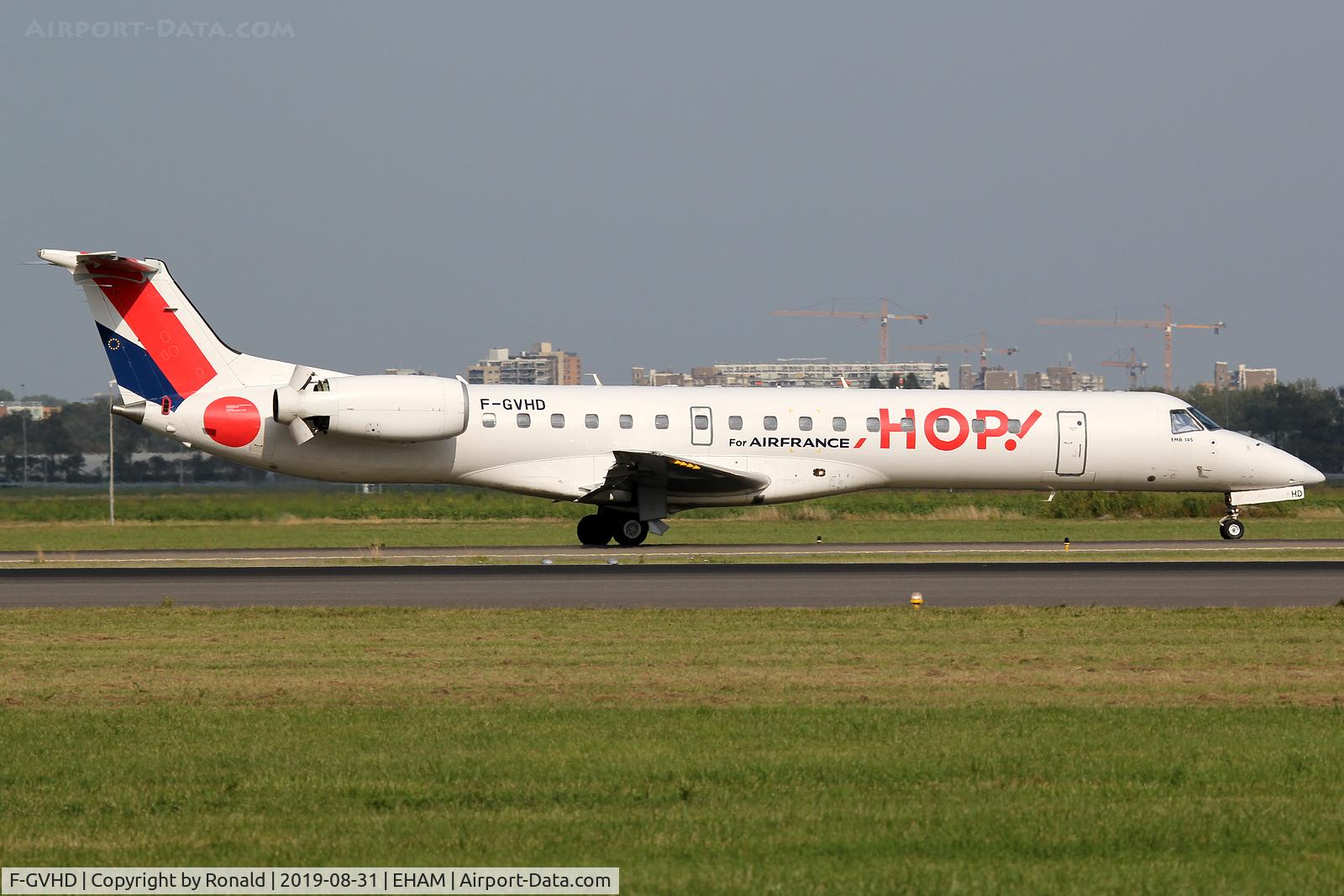 F-GVHD, 1999 Embraer ERJ-145LR (EMB-145LR) C/N 145178, at spl