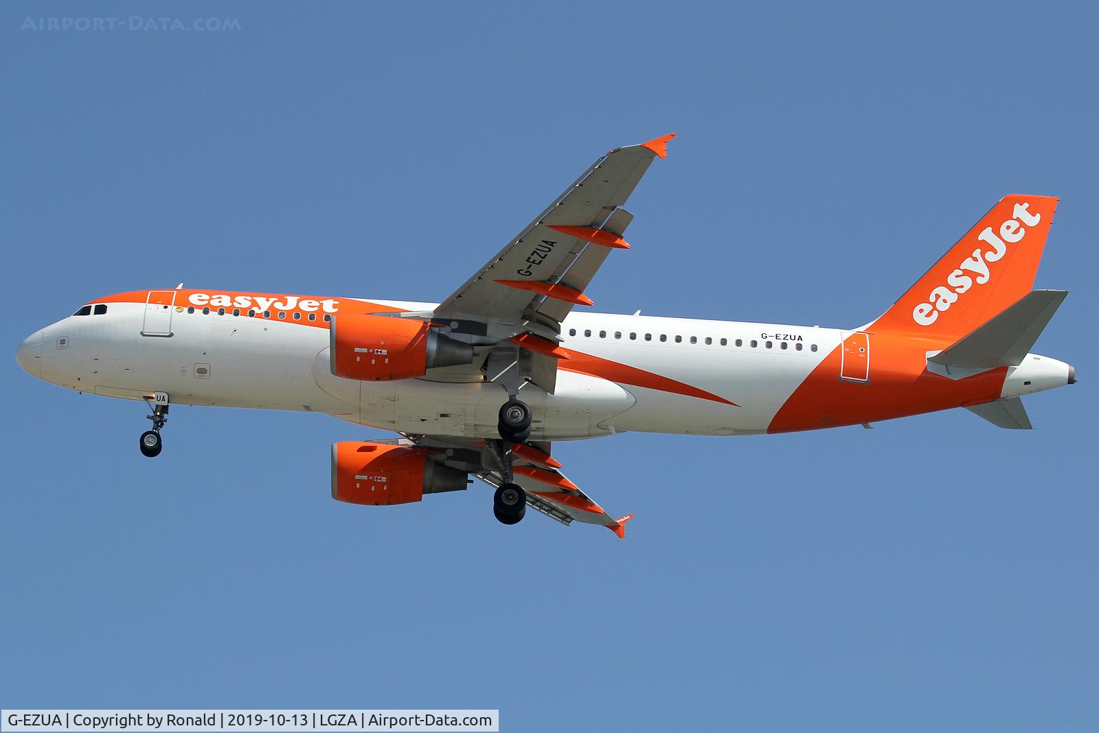 G-EZUA, 2011 Airbus A320-214 C/N 4588, at zth