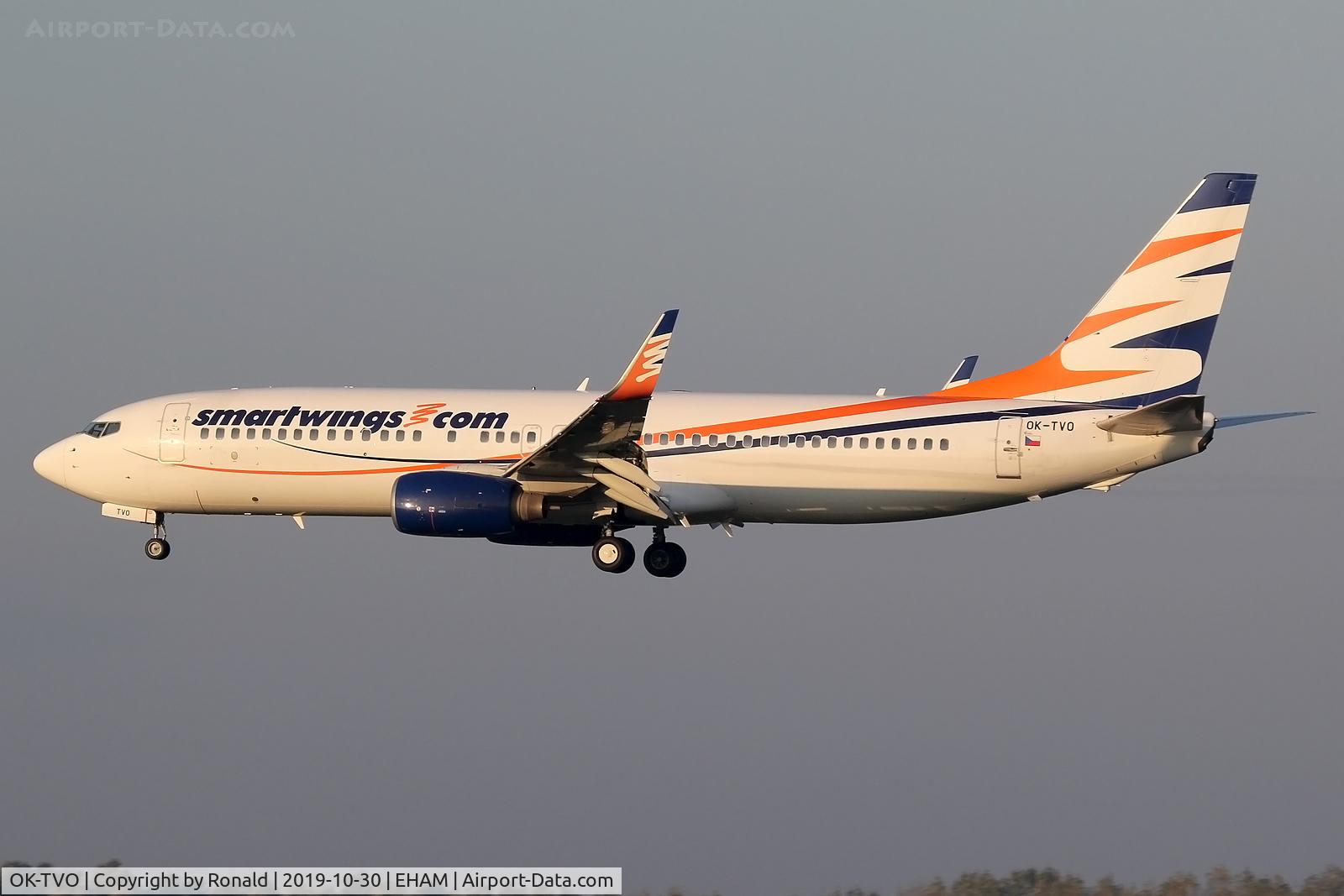 OK-TVO, 2002 Boeing 737-8CX C/N 32360, at spl