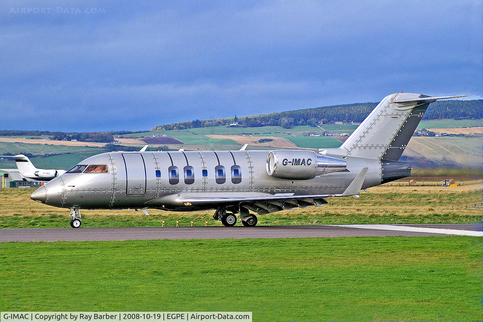 G-IMAC, 1986 Canadair Challenger 601 (CL-600-2A12) C/N 3065, G-IMAC   Canadair  CL601 Challenger [3065] (Gama Aviation Ltd) Inverness (Dalcross)~G 19/10/2008
