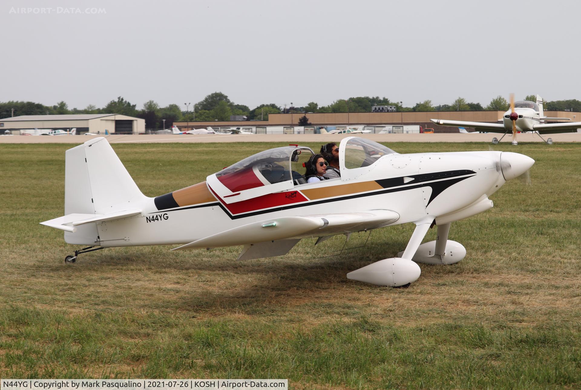 N44YG, Vans RV-6 C/N 21698, Vans RV-6