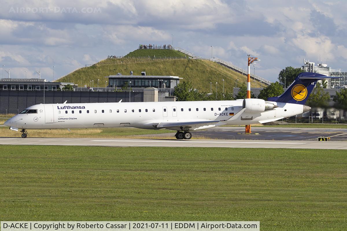 D-ACKE, 2006 Bombardier CRJ-900LR (CL-600-2D24) C/N 15081, Munich Airport
