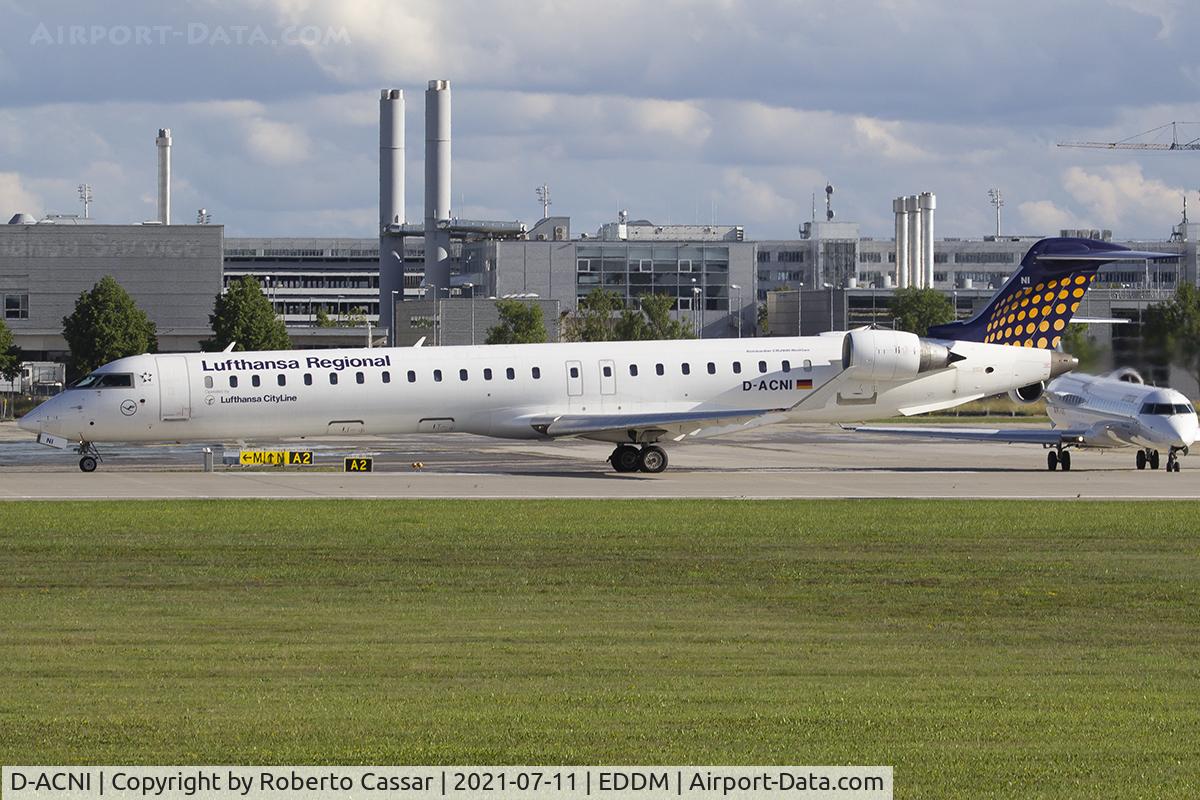 D-ACNI, 2009 Bombardier CRJ-900 NG (CL-600-2D24) C/N 15248, Munich Airport
