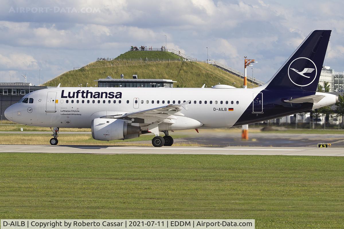 D-AILB, 1996 Airbus A319-114 C/N 610, Munich Airport
