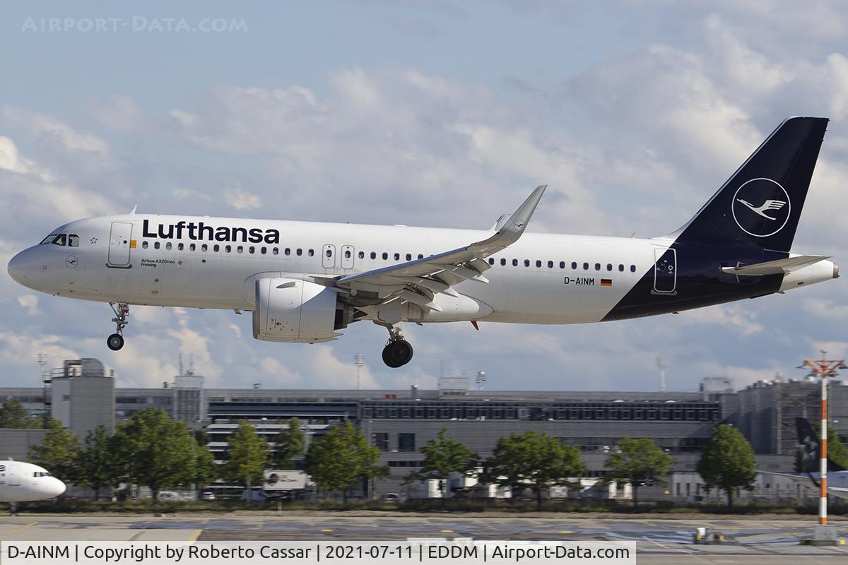 D-AINM, 2018 Airbus A320-271NEO C/N 8456, Munich Airport