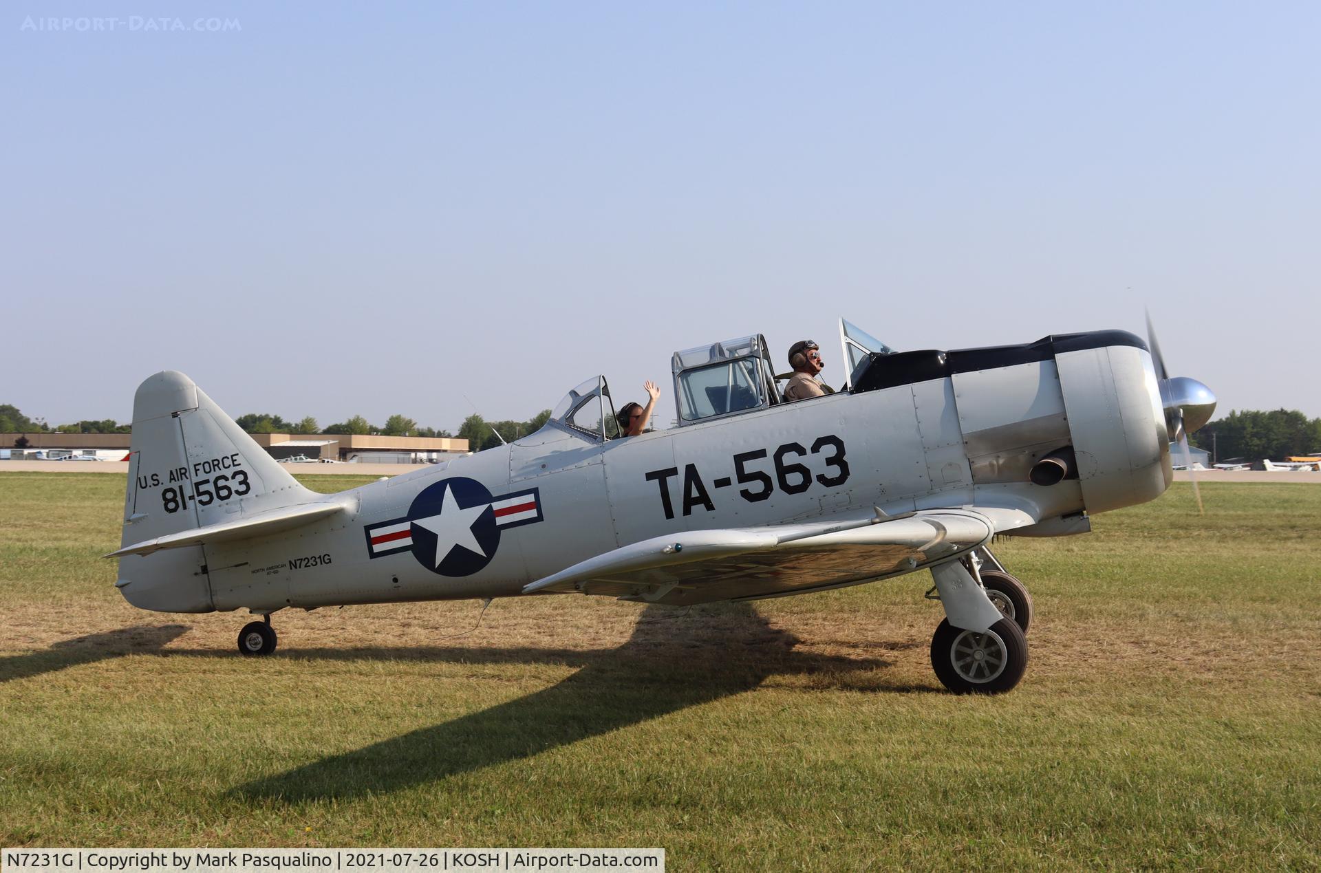 N7231G, 1942 North American AT-6D C/N 42-81563, North American AT-6D