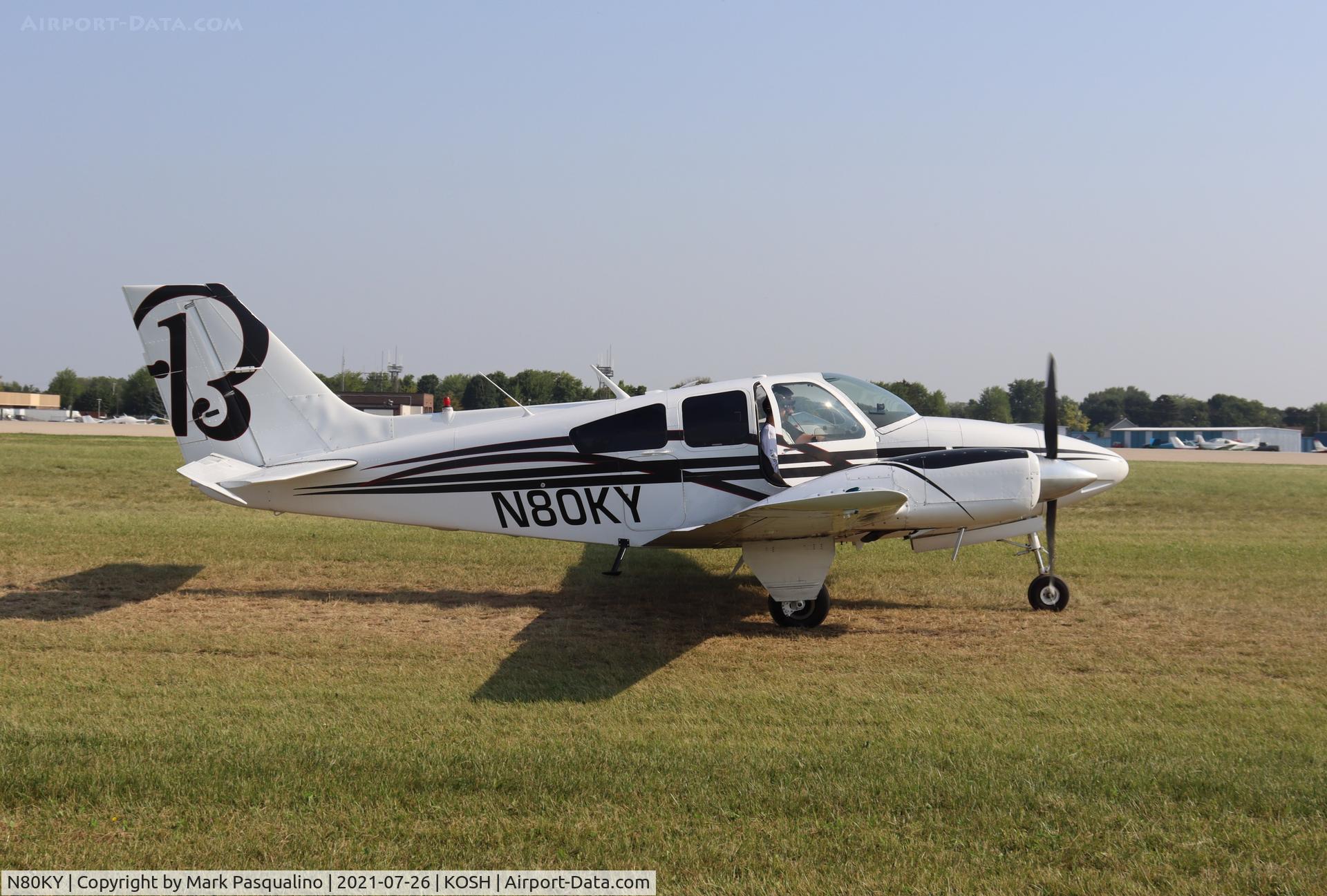 N80KY, 1961 Beech 95-55 C/N TC-86, Beech 55