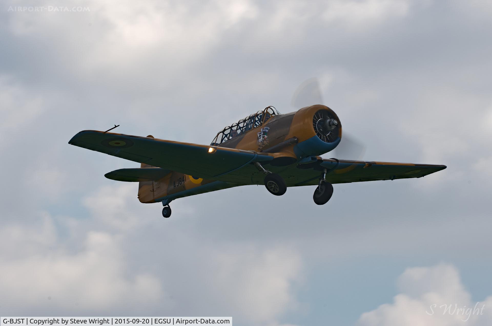 G-BJST, 1953 Canadian Car & Foundry T-6H Harvard Mk.4M C/N 14A-2429, Duxford BoB 75th Anniversary Airshow 2015 UK