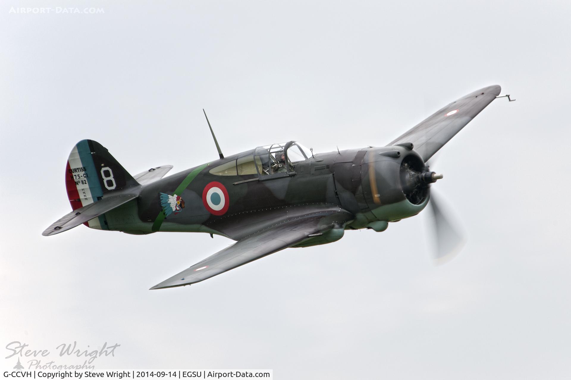 G-CCVH, 1939 Curtiss H-75A-1 C/N 12881, Duxford Autumn Airshow 2014 UK