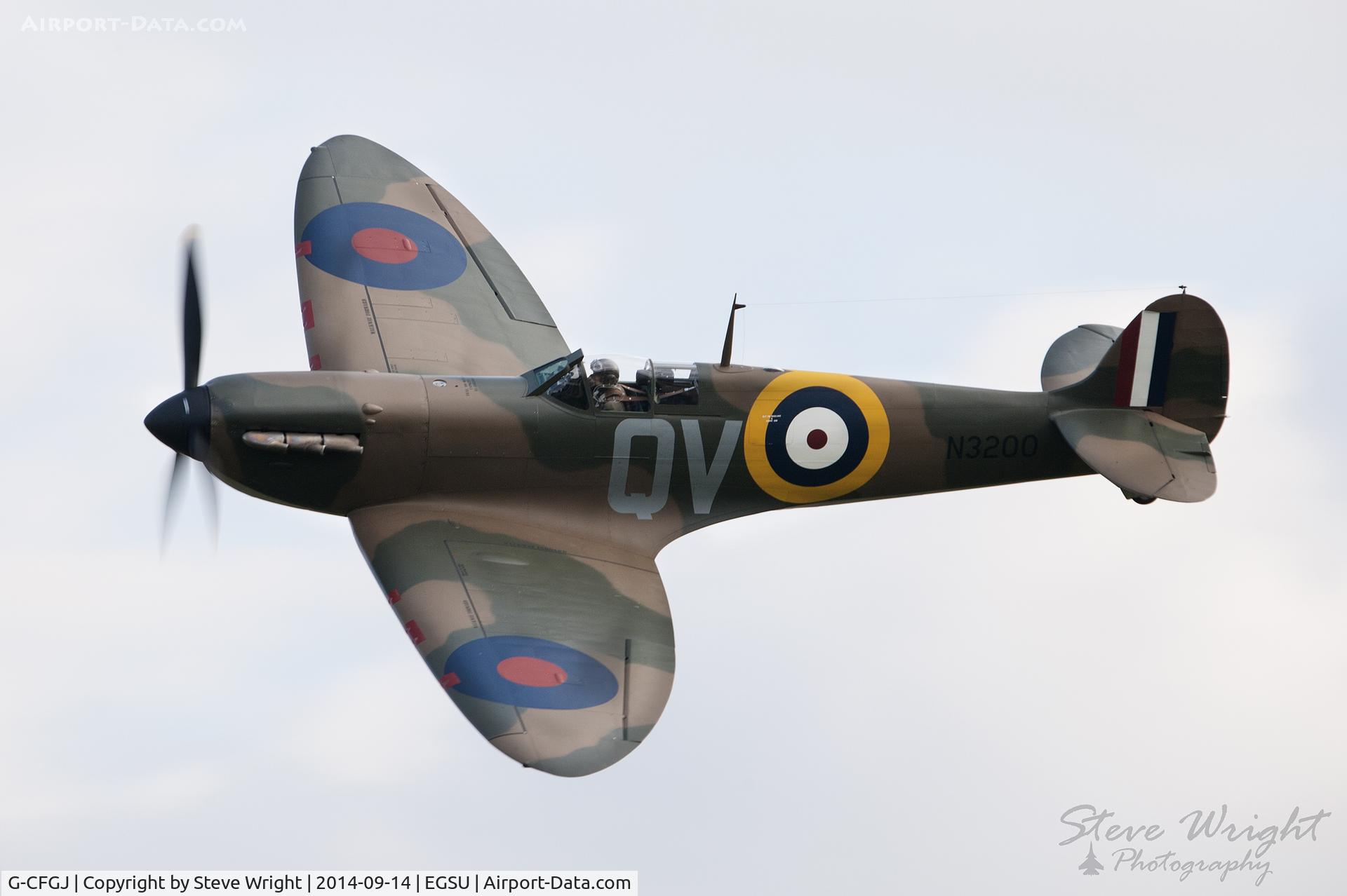 G-CFGJ, 1939 Supermarine Spitfire 1 C/N 441, Duxford Autumn Airshow 2014 UK