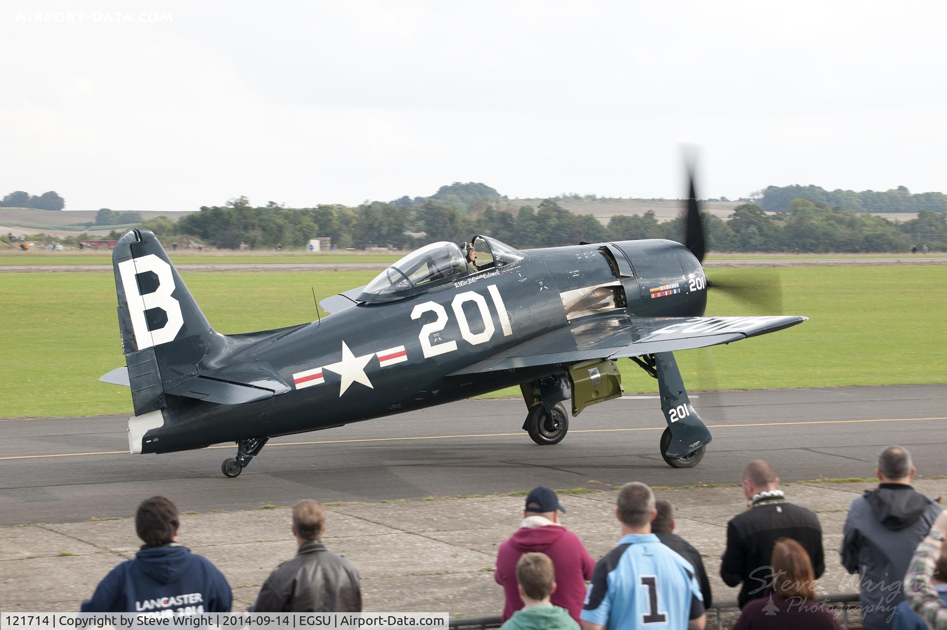 121714, 1948 Grumman F8F-2 (G58) Bearcat C/N D.1088, Duxford Autumn Airshow 2014 UK