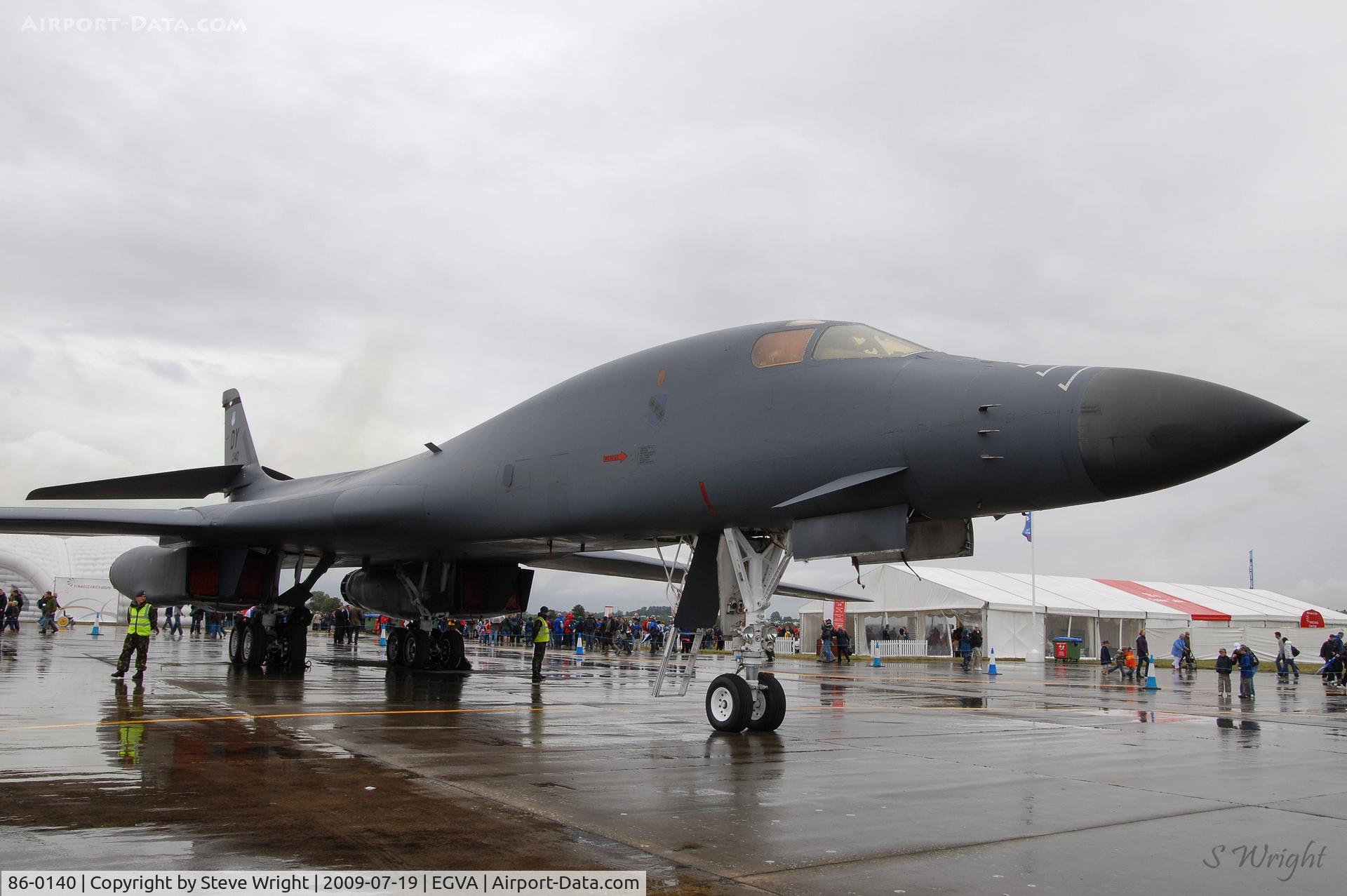 86-0140, 1986 Rockwell B-1B Lancer C/N 100, RIAT 2009 RAF Fairford UK