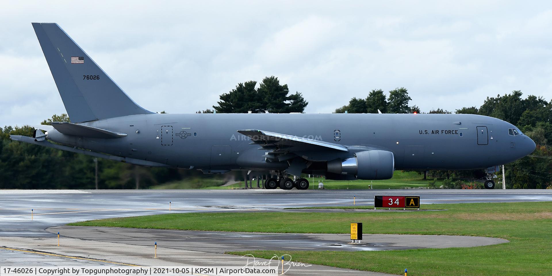17-46026, 2019 Boeing KC-46A Pegasus (767-2LKC) C/N 34127, CLEAN23 of the 22nd ARW McConnell AFB heading home