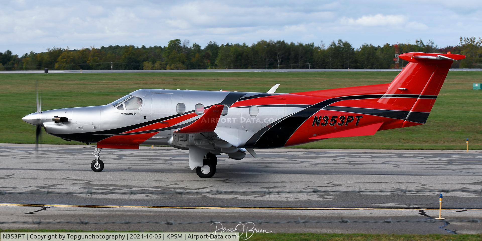 N353PT, 2000 Pilatus PC-12/45 C/N 353, taxing back up to RW34