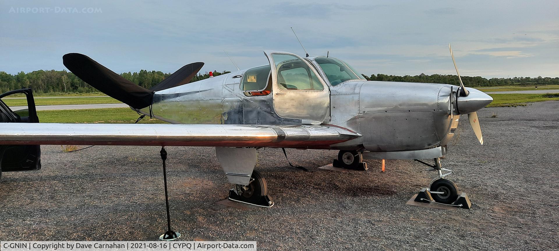 C-GNIN, 1947 Beech 35 Bonanza C/N D-798, 1947 Beech 35 Bonanza C-GNIN, Peterborough airport (CYPQ)