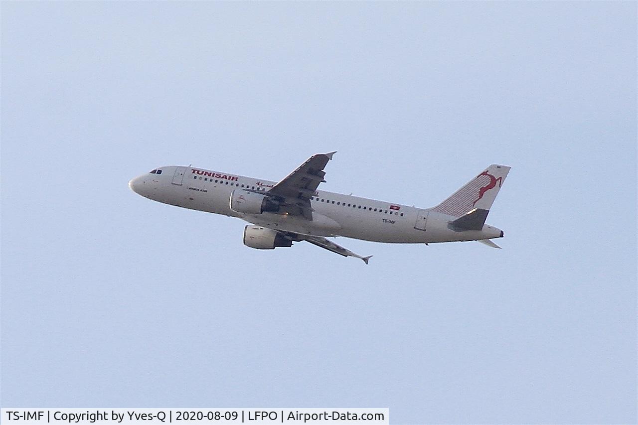 TS-IMF, 1992 Airbus A320-211 C/N 0370, Airbus A320-211, Climbing from rwy 24, Paris-Orly airport (LFPO-ORY)