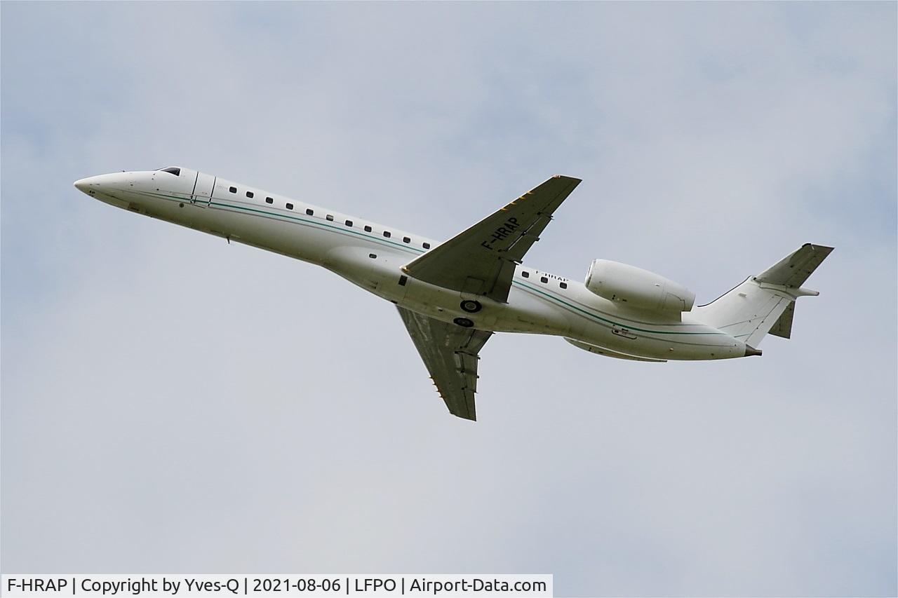 F-HRAP, 2008 Embraer (Harbin) EMB-145LI (ERJ-145LI) C/N 14501019, Embraer EMB-145LI, Climbing from rwy 24, Paris Orly airport (LFPO-ORY)